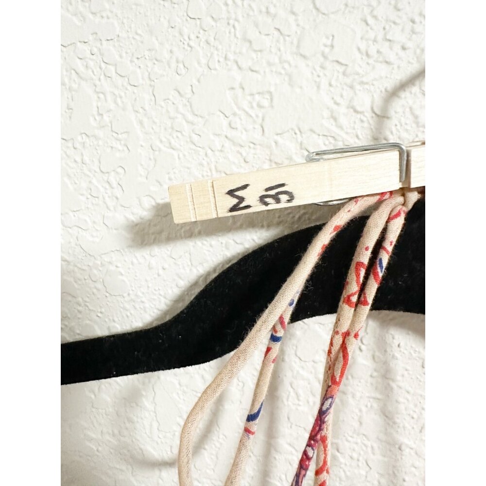 Raga Anthropologie Manisha Maxi Halter Dress V Neck‎ Tiered Ruffle Tassel Large - Picture 7 of 7